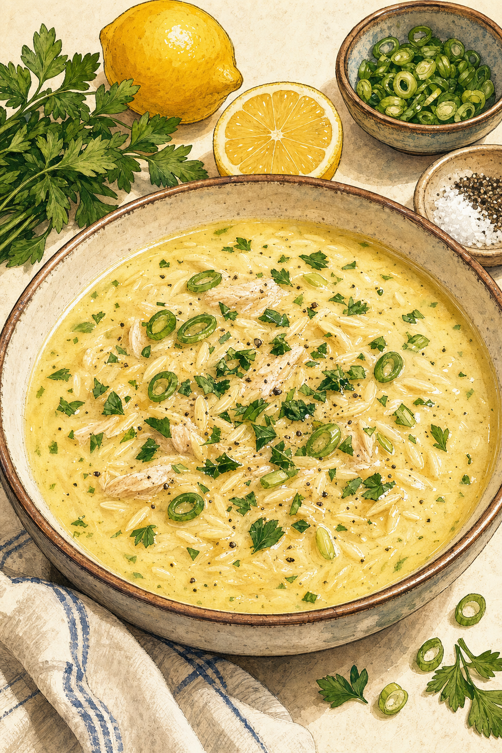 Avgolemono Soup