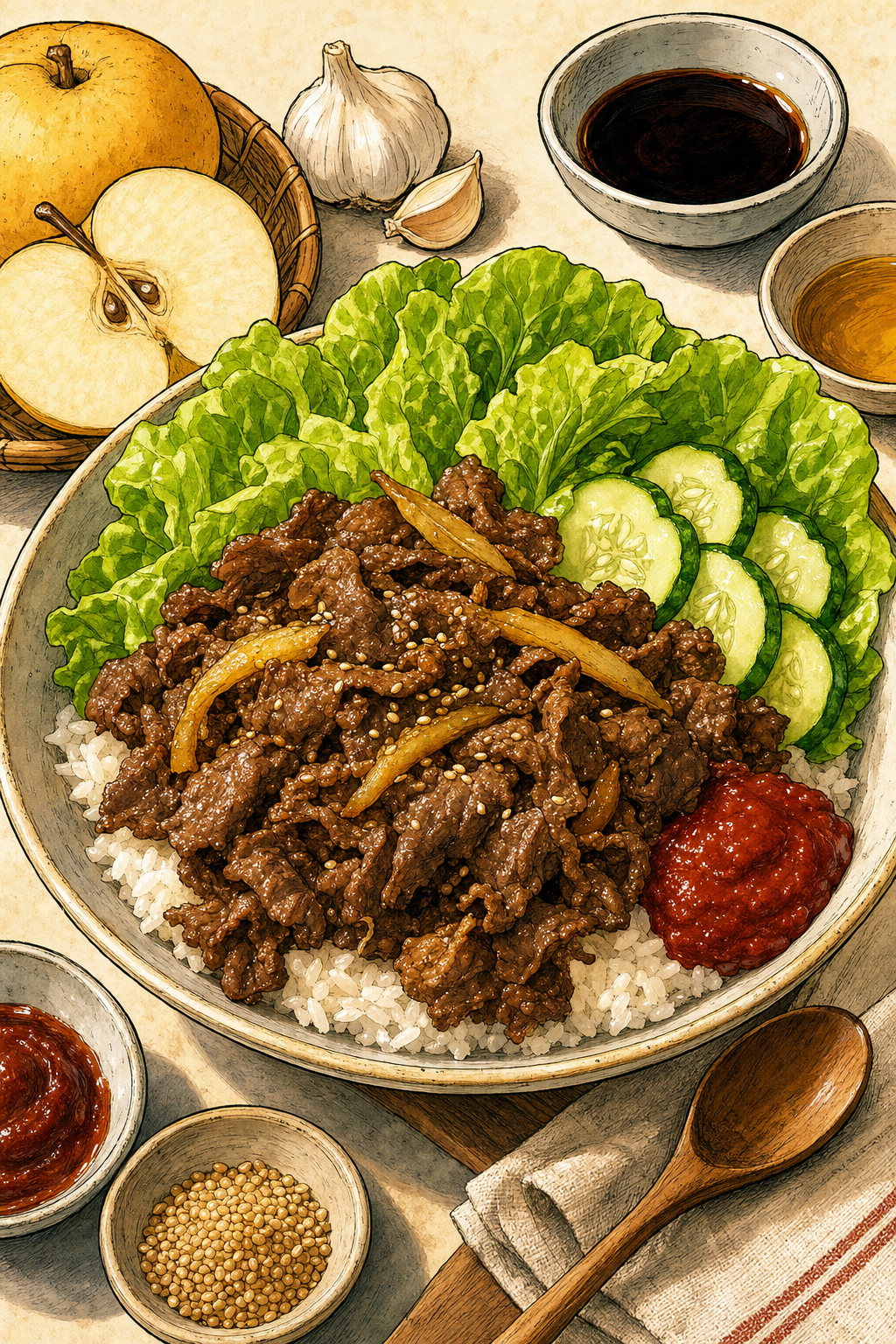 Bulgogi Lettuce Bowls