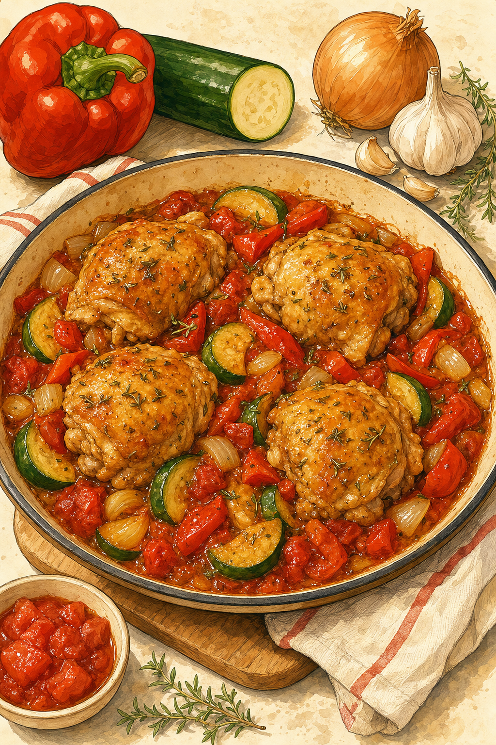 Chicken Provencal