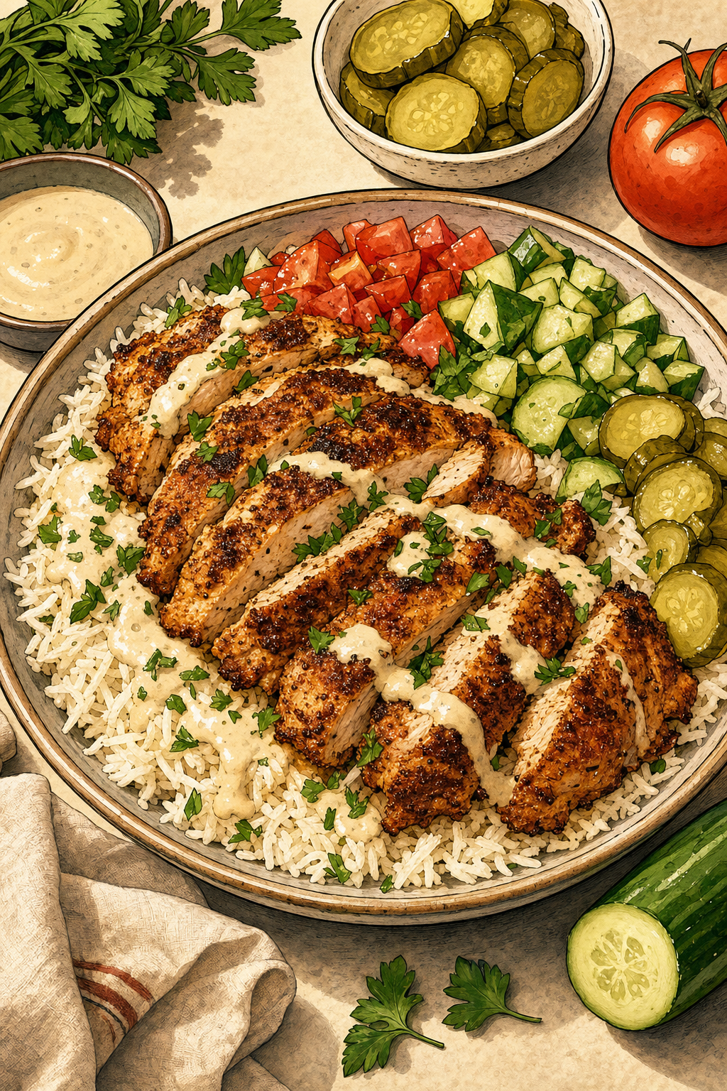 Chicken Shawarma Bowl