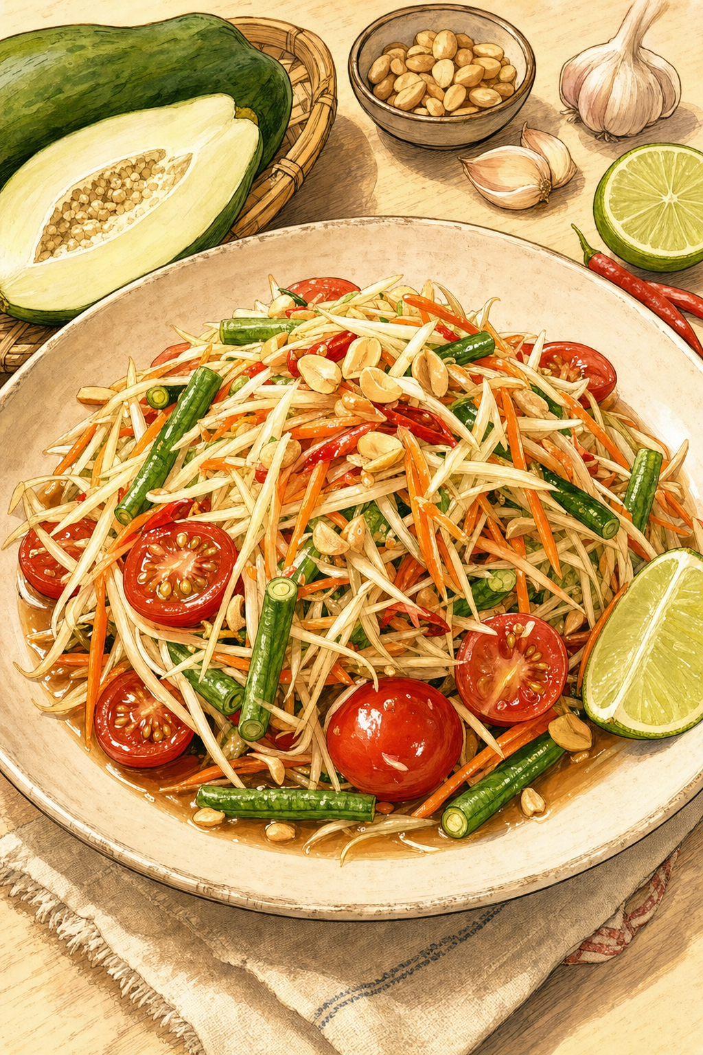 Green Papaya Salad