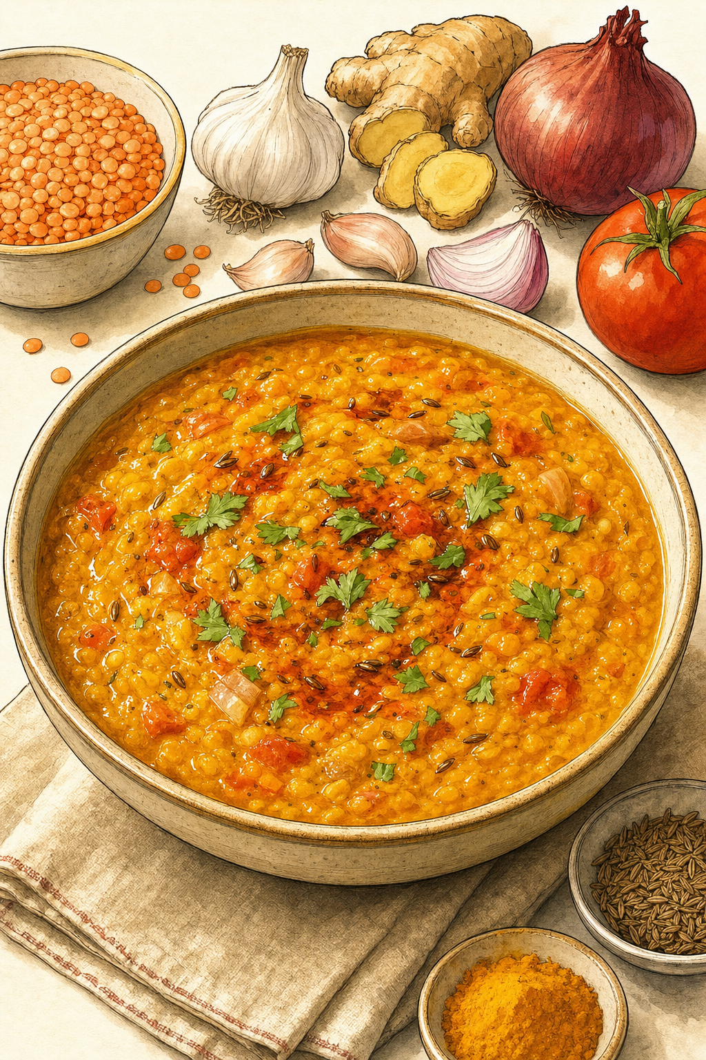 Red Lentil Dal
